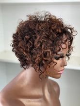 Load image into Gallery viewer, Liz-6&quot; Lace Frontal Deep Curly Wet &amp; Wavy Glueless Human Hair Wig
