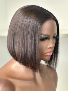 Chanel 10" Lace Frontal Bob Style Glueless Human Hair Wig