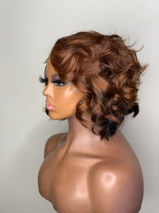Jasmine-10" Lace Closure Bob Style Glueless Human Hair Wig
