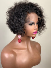 Load image into Gallery viewer, LaShawn-Lace Frontal Deep Curly Wet &amp; Wavy Glueless  Human Hair Wig
