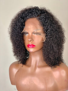 Alicia-14" HD Lace Front Kinky Curly Lace Glueless Beginner Wig