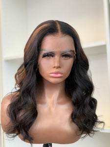 Marie 18” HD Lace Closure Human Hair Glueless Wig