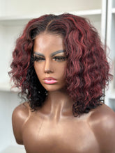Load image into Gallery viewer, Nesha-12&quot; Deep Curly Wet &amp; Wavy Glueless Human Hair Wig
