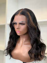 Load image into Gallery viewer, Marie 18” HD Lace Closure Human Hair Glueless Wig
