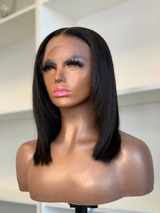 Anisha-14” HD Lace Frontal Human Hair Wig